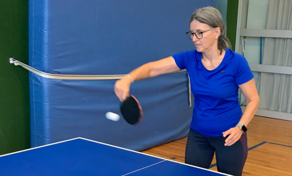 Foto Hobbygruppe mit der Rückhand